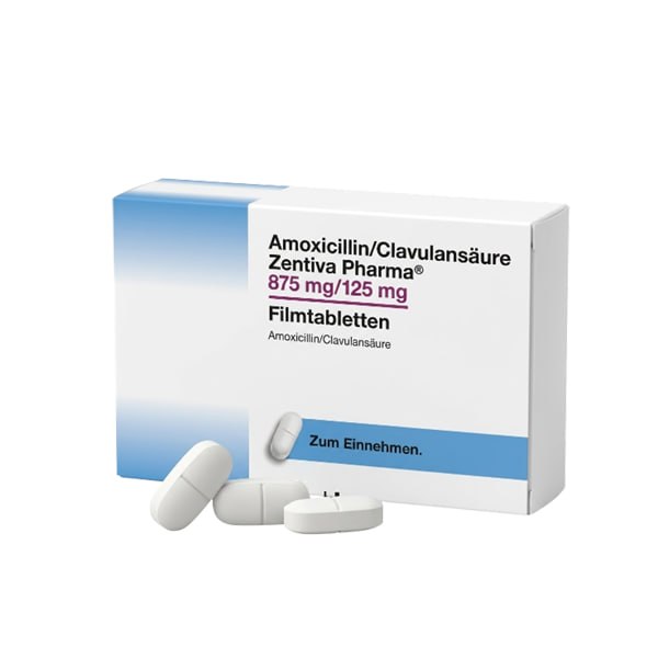 Amoxicillin/Clavulansäure Zentiva 875 mg 125 mg